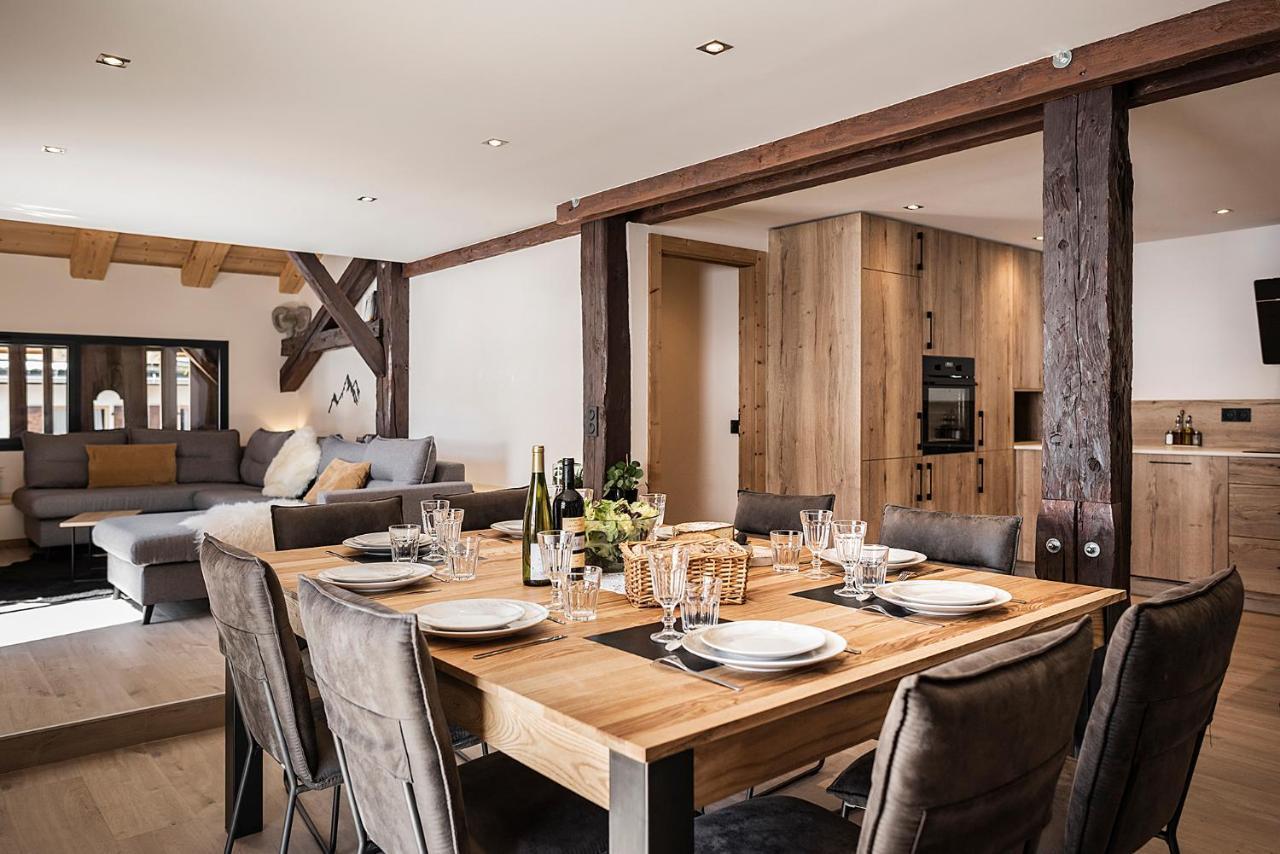 Spacieux Duplex Avec Vue La Clusaz Exteriör bild