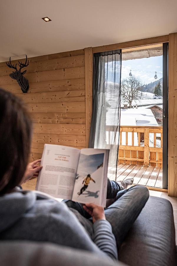 Spacieux Duplex Avec Vue La Clusaz Exteriör bild